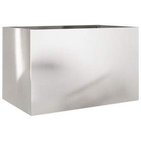 Planter Silver Stainless Steel Medium Decorative Inlays
