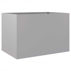 Planter Silver Galvanized Steel Medium Decorative Inlay...