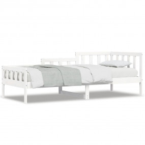Day Bed White Solid pine wood Twin Day Bed Rectangular ...