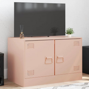 TV Cabinet Pink Cold-rolled steel Medium TV Cabinet Rec...