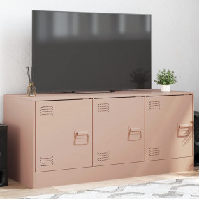 TV Cabinet Pink Cold-rolled steel Medium TV Cabinet Rec...