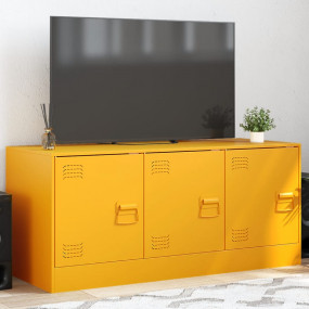 TV Cabinet Mustard Yellow Cold-rolled steel Medium TV C...