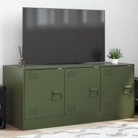 TV Cabinet Olive Green Cold-rolled steel Medium TV Cabi...
