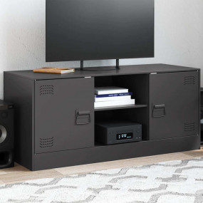 TV Cabinet Black Cold-rolled steel Medium TV Cabinet