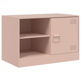 TV Cabinet Pink Cold-rolled Steel Medium TV Cabinet Rec...