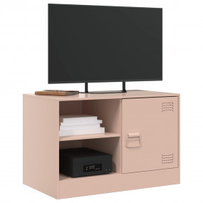 TV Cabinet Set of 2 Pink Cold-rolled steel 26.4x15.4x17...