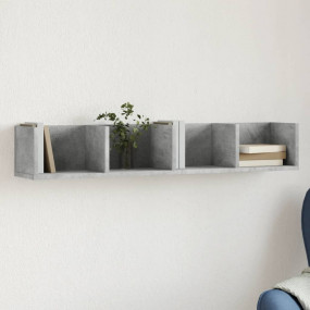 Wall Cabinet Concrete grey Engineered wood Medium Wall ...