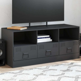 TV Cabinet Anthracite Cold-rolled steel Medium TV Cabin...