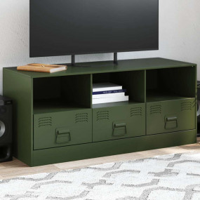 TV Cabinet Olive Green Cold-rolled steel Medium TV Cabi...