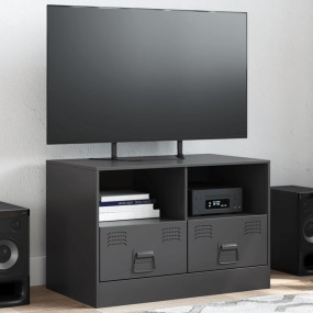 TV Cabinet Black Cold-rolled steel Medium TV Cabinet