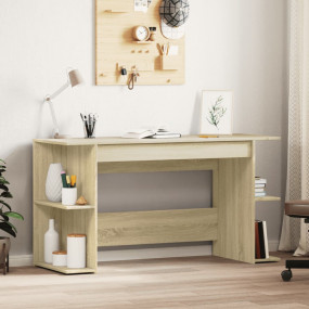 Desk Sonoma Oak Engineered Wood 55.1 in x 19.7 in x 29....
