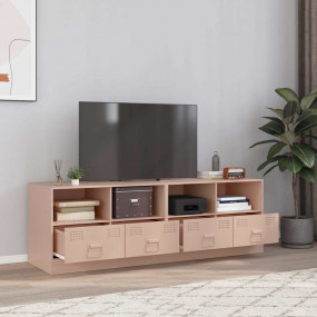 TV Cabinet Set of 2 Pink Cold-rolled steel Medium TV Ca...