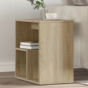 Side Table Sonoma oak Engineered wood Small End Table