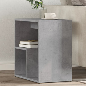 Side Table Set of 2 Concrete grey Engineered wood Small