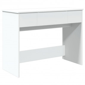 Dressing Table White Engineered wood and glass Medium M...