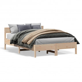 Bed Frame Natural wood Solid Pine Wood Full Nice Design