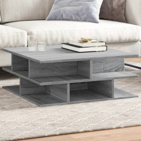 Coffee Table Gray Sonoma Engineered wood 27.6 x 27.6 in