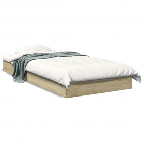 Bed Frame Sonoma oak Engineered wood Small Single Moder...