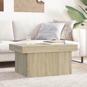 Coffee Table Sonoma oak Engineered wood 39.4 x 21.7 x 1...