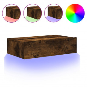 TV Cabinet Smoked Oak Engineered Wood 23.6 x 13.8 x 6.1...