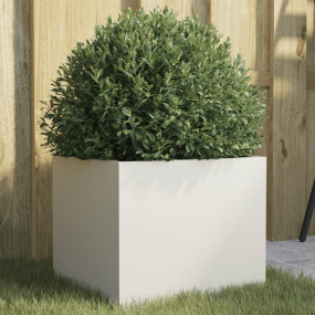 Planter White Cold-rolled steel Small Decorative Inlays...
