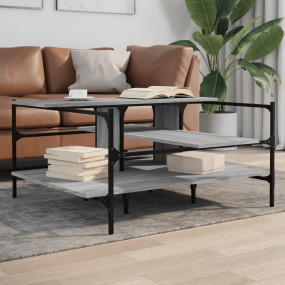 Coffee Table Grey Sonoma Engineered Wood Small Coffee T...