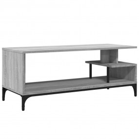 TV Cabinet Grey Sonoma Engineered wood, Powder-coated S...