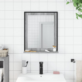 Bathroom Mirror Grey sonoma