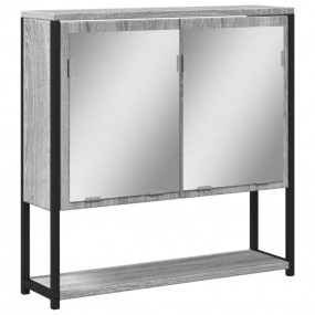 Bathroom Mirror Cabinet Gray Sonoma