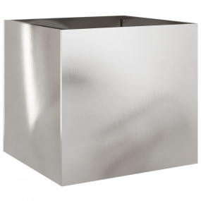 Planter Silver Stainless Steel Medium Durable Planter