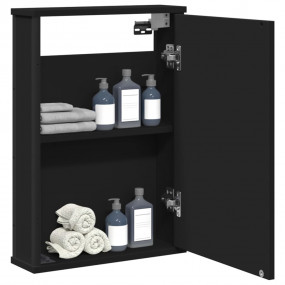 Bathroom Mirror Cabinet Black