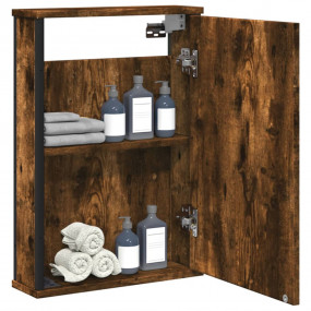 Bathroom Mirror Cabinet Smoked oak