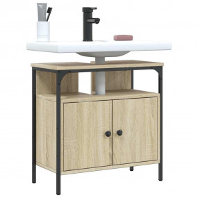 Bathroom Sink Cabinet Sonoma oak Engineered wood Medium