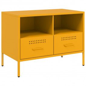 TV Cabinet Mustard Yellow Cold-Rolled Steel Medium