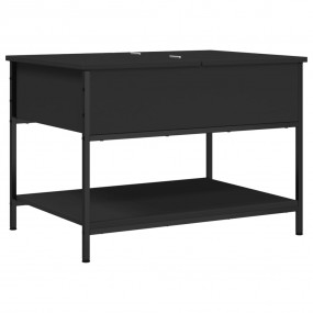 Coffee Table Black Engineered wood, metal Adjustable Fe...