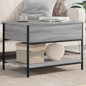 Coffee Table Grey sonoma Engineered Wood, Metal Medium