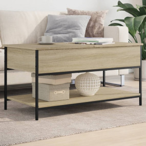 Coffee Table Sonoma Oak Engineered wood, Metal Medium
