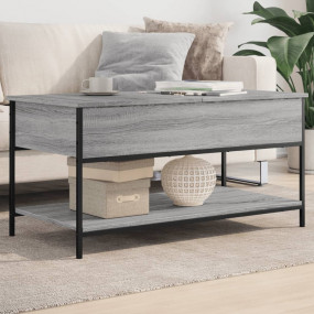 Coffee Table Gray Sonoma Engineered wood, metal Medium