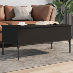 Coffee Table Black Engineered wood, metal Large Coffee ...