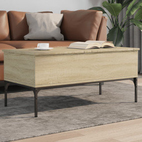 Coffee Table Sonoma oak Engineered wood, metal