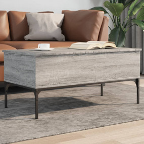 Coffee Table Grey Sonoma Engineered wood 39.4 x 19.7 x ...