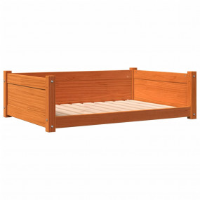 Dog Bed Wax Brown Solid Pine Wood Medium Durable Dog Be...