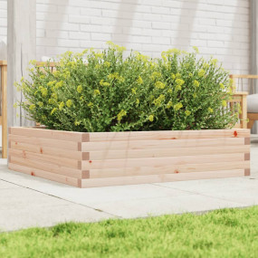 Garden Planter Natural wood Solid Pine wood Large Tough