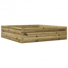 Garden Planter Natural wood Treated pine wood Large