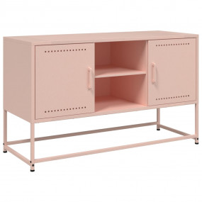 TV Cabinet Pink Steel Medium