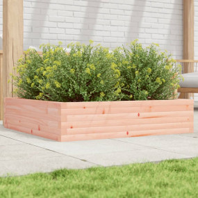 Garden Planter Natural Wood Solid Douglas Fir Wood