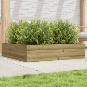 Garden Planter Natural pine Treated pinewood