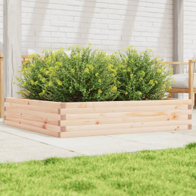 Garden Planter Natural wood Solid untreated pine wood