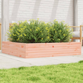 Garden Planter Natural Wood Solid Douglas Fir wood