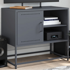 TV Cabinet Pink Steel 39.6 x 15.4 x 23.8 in TV Cabinet